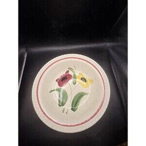 Vintage Blue Ridge Southern Potteries Tulips Flower Underglaze Serving Bowl
